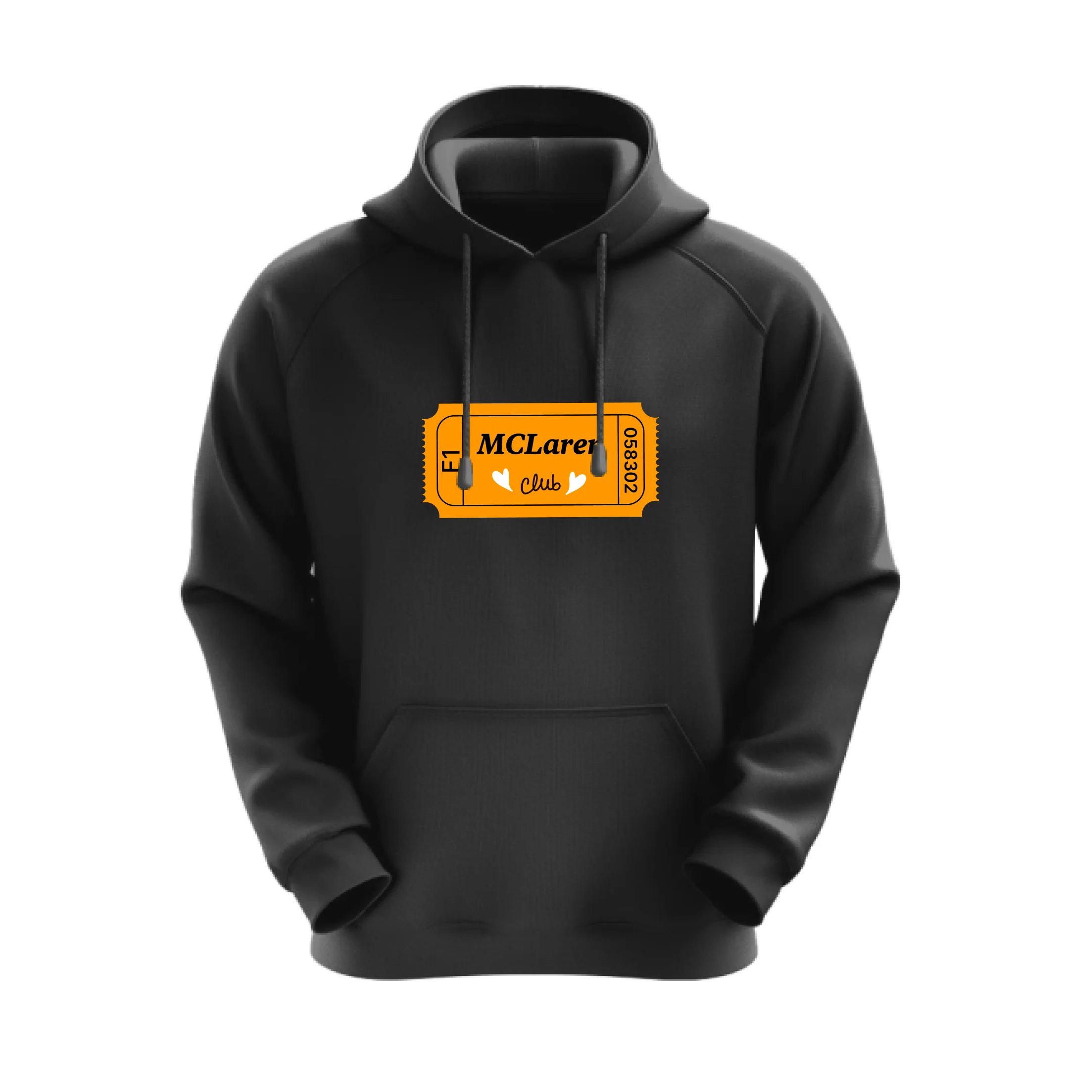 McLaren Club Black Hoodie – Limited Edition Motorsport - Image 3
