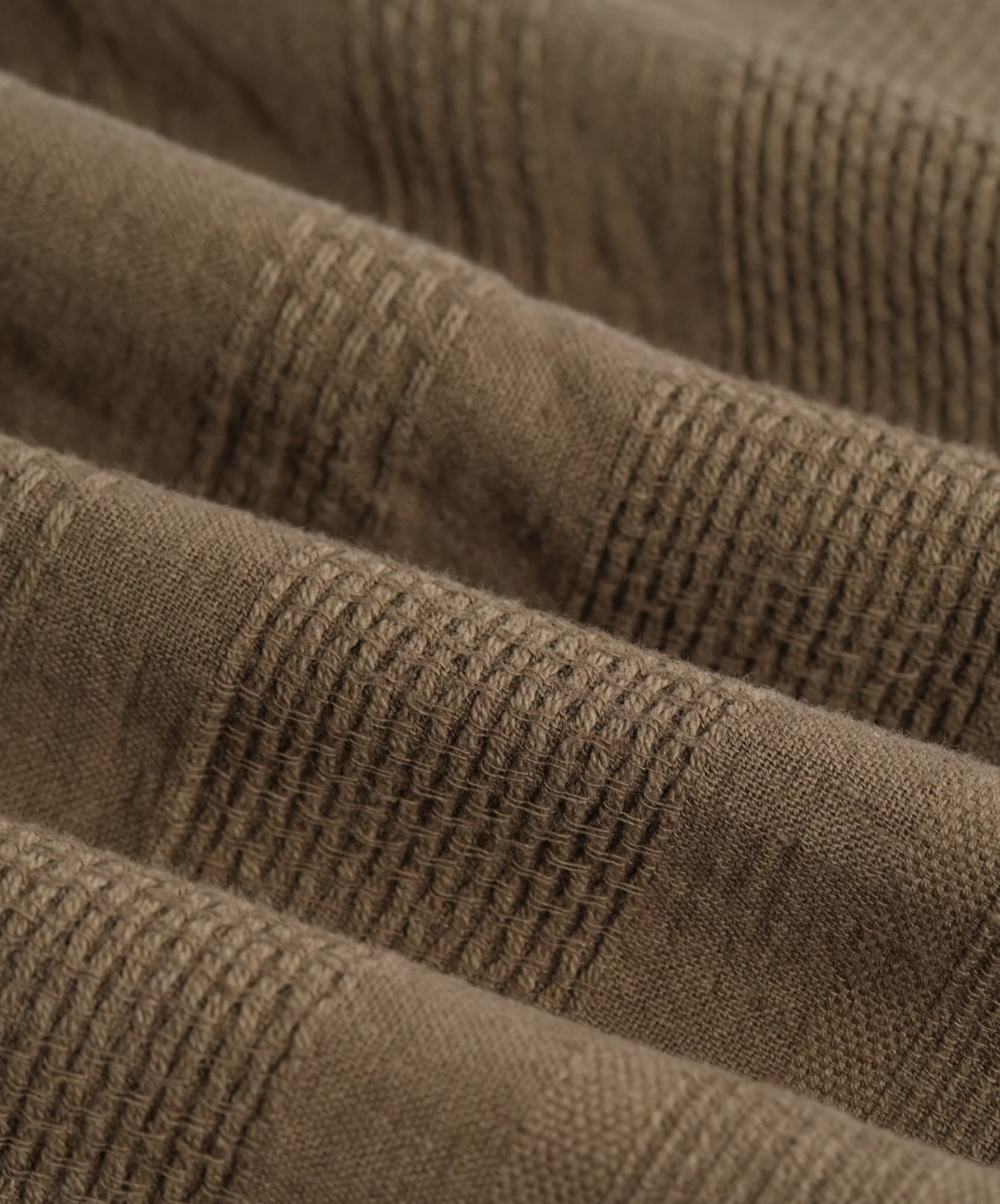 Men’s Textured Shirt (Olive Green) - Image 5