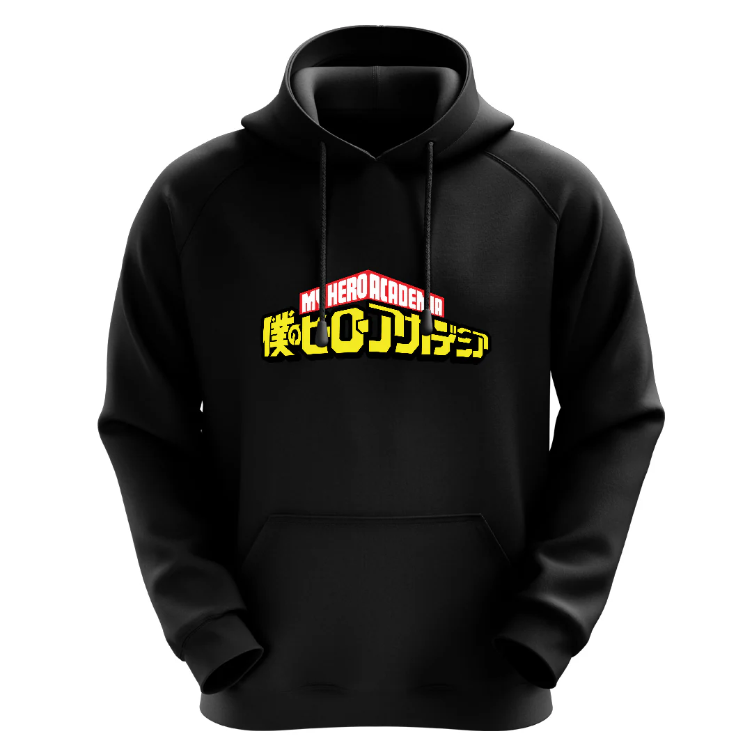 MHA All Might Black Unisex Hoodie - Image 3