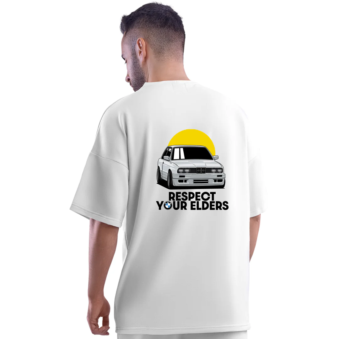 Motorsport Oversized T-Shirt - Navy & White - Image 6