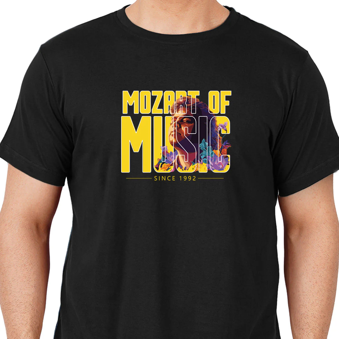 Mozart ARR Half Sleeve Unisex T-Shirt - Image 2