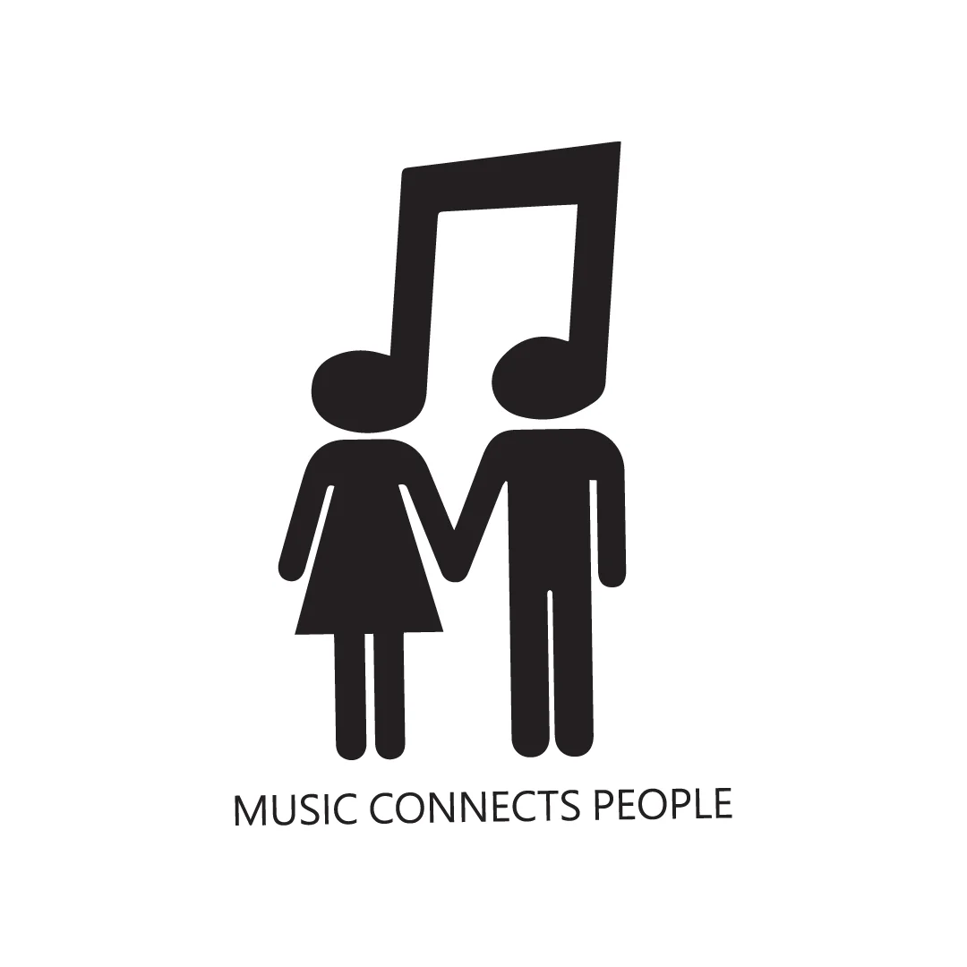 Music Connect People Half Sleeve Unisex T-Shirt - Image 2