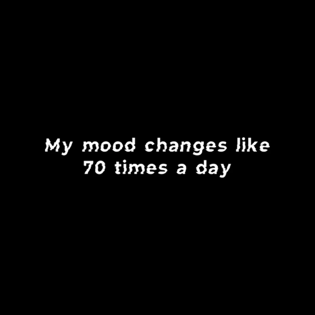 My Mood Changes Unisex Sarcasm Oversized T-Shirt - Image 2