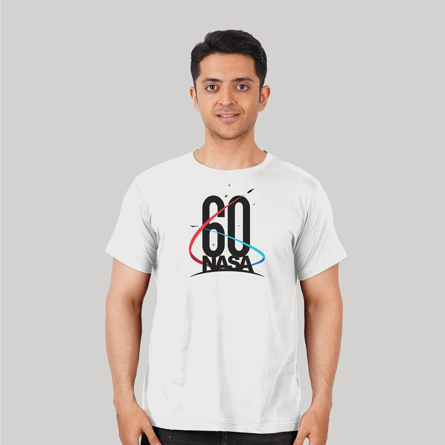 NASA 60th Anniversary - Unisex Half Sleeve T-Shirt - Image 3