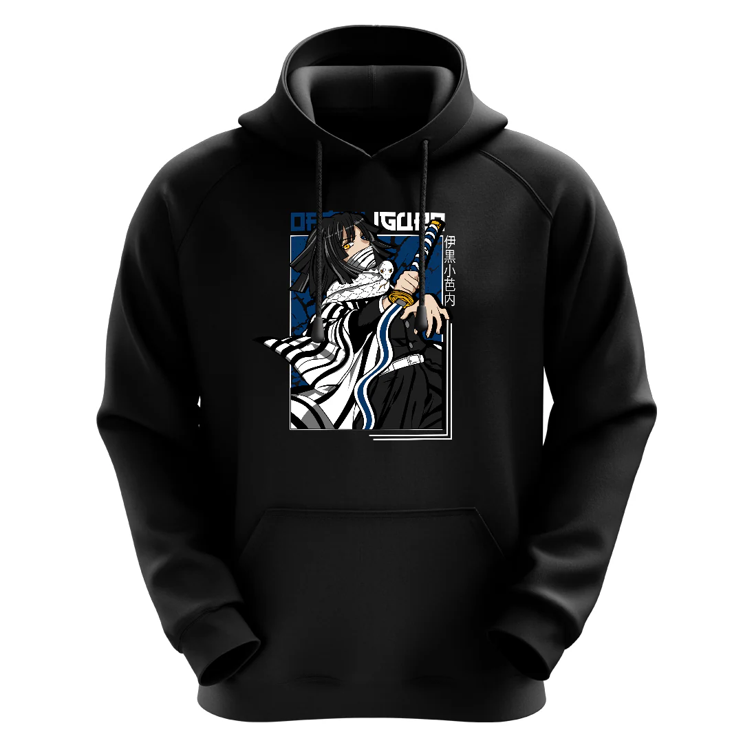 Obanai Iguro Black Unisex Hoodie