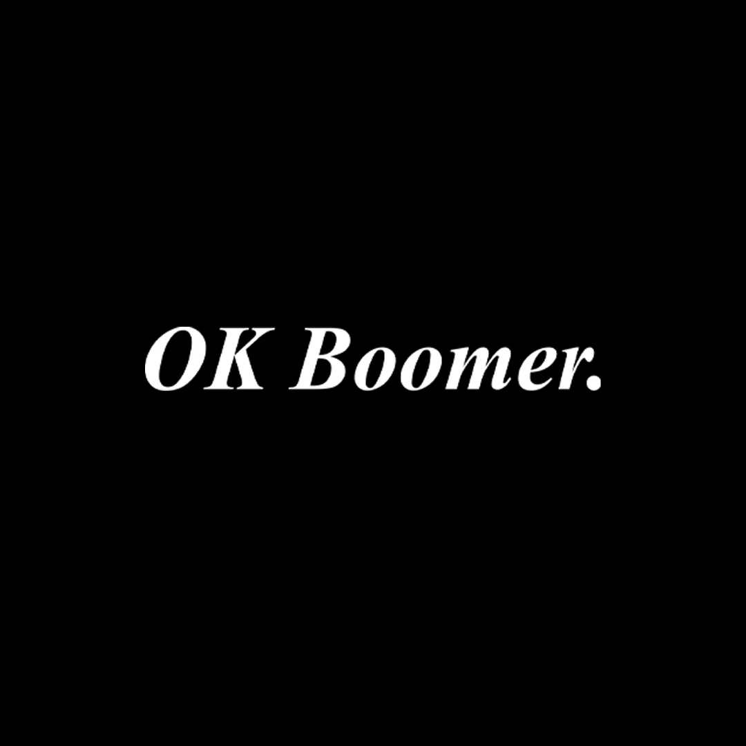 OK Boomer Unisex Sarcasm Oversized T-Shirt - Image 2