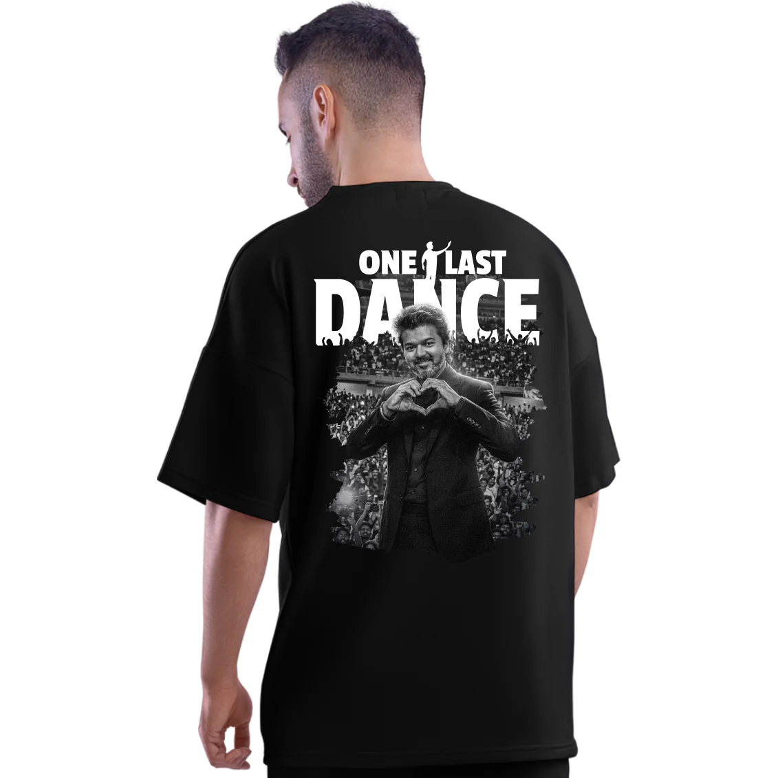 One Last Dance Thalapathy Vijay Oversized T-Shirt - Image 3