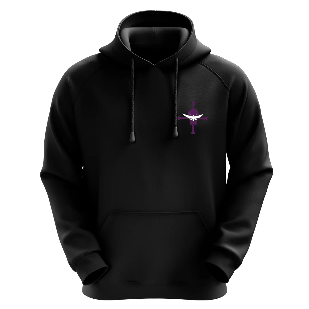 One Piece Marco Black Unisex Hoodie - Image 3