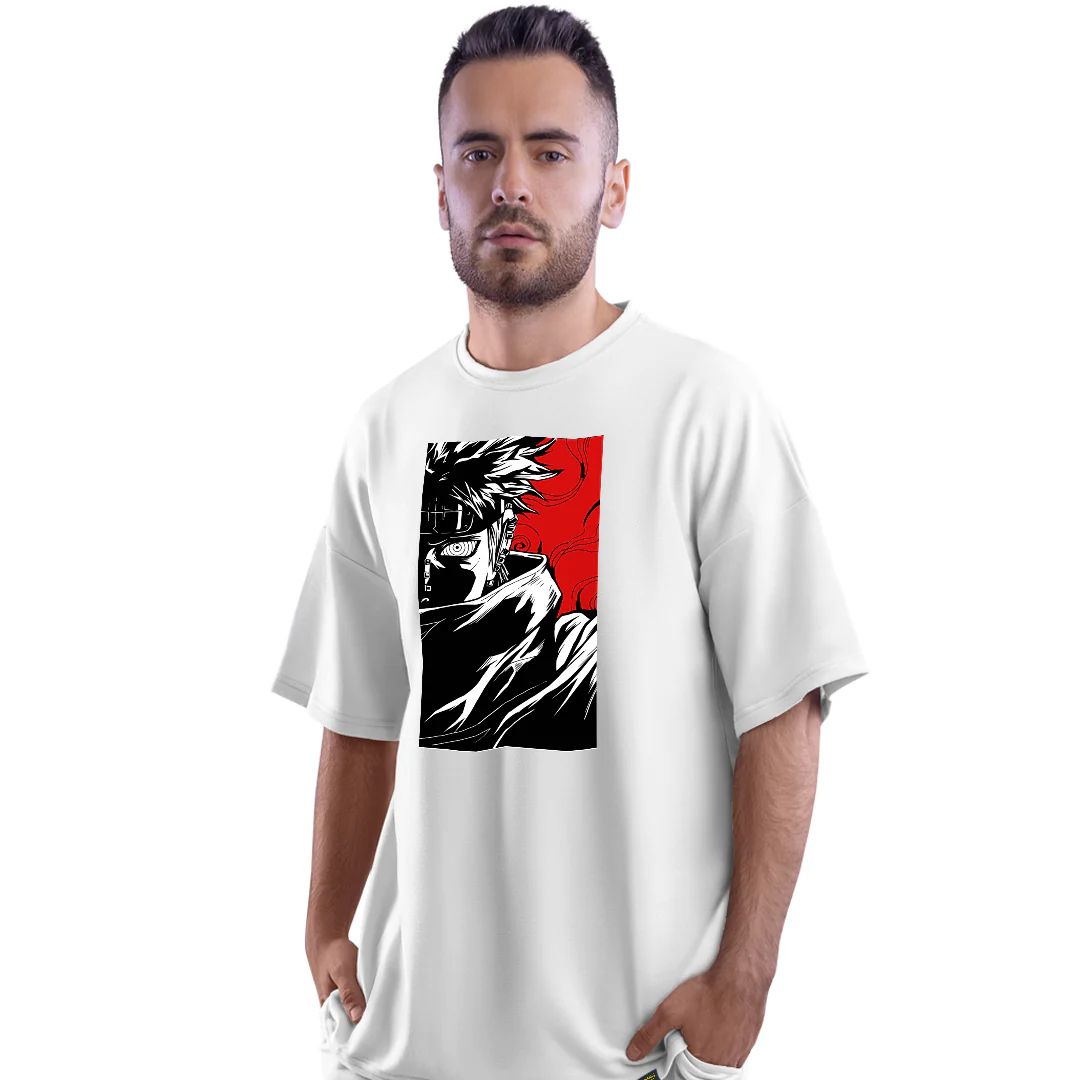 Pain White Unisex Oversized T-Shirt