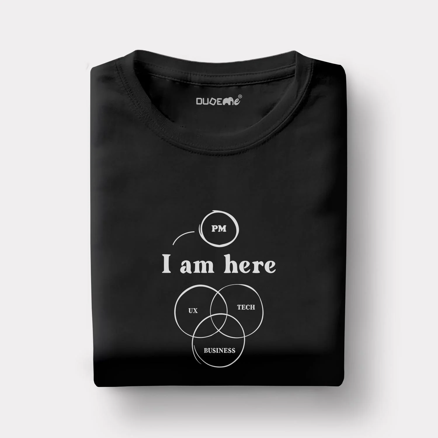 Pm I Am Here Half Sleeve Unisex T-Shirt