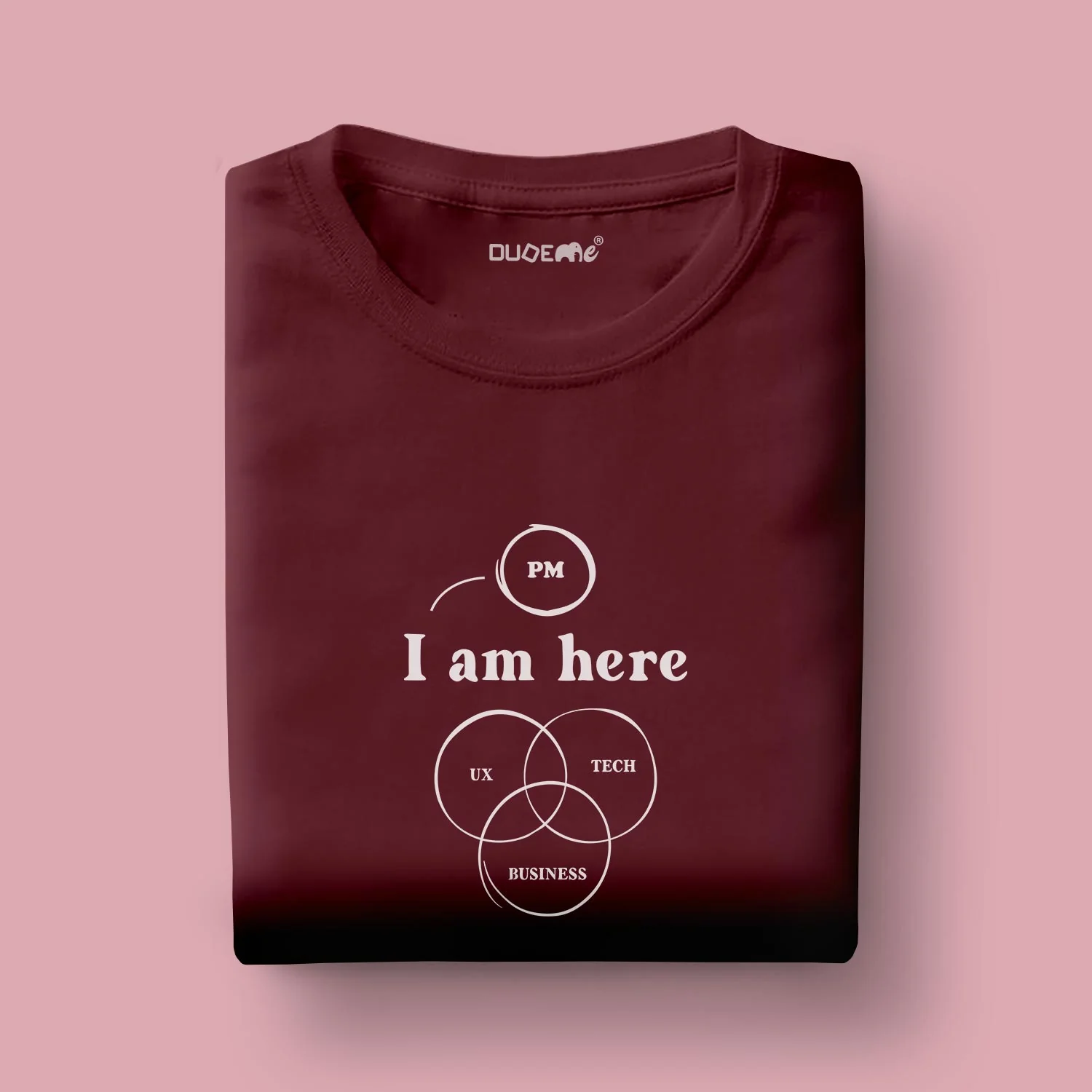 Pm I Am Here Half Sleeve Unisex T-Shirt - Image 3