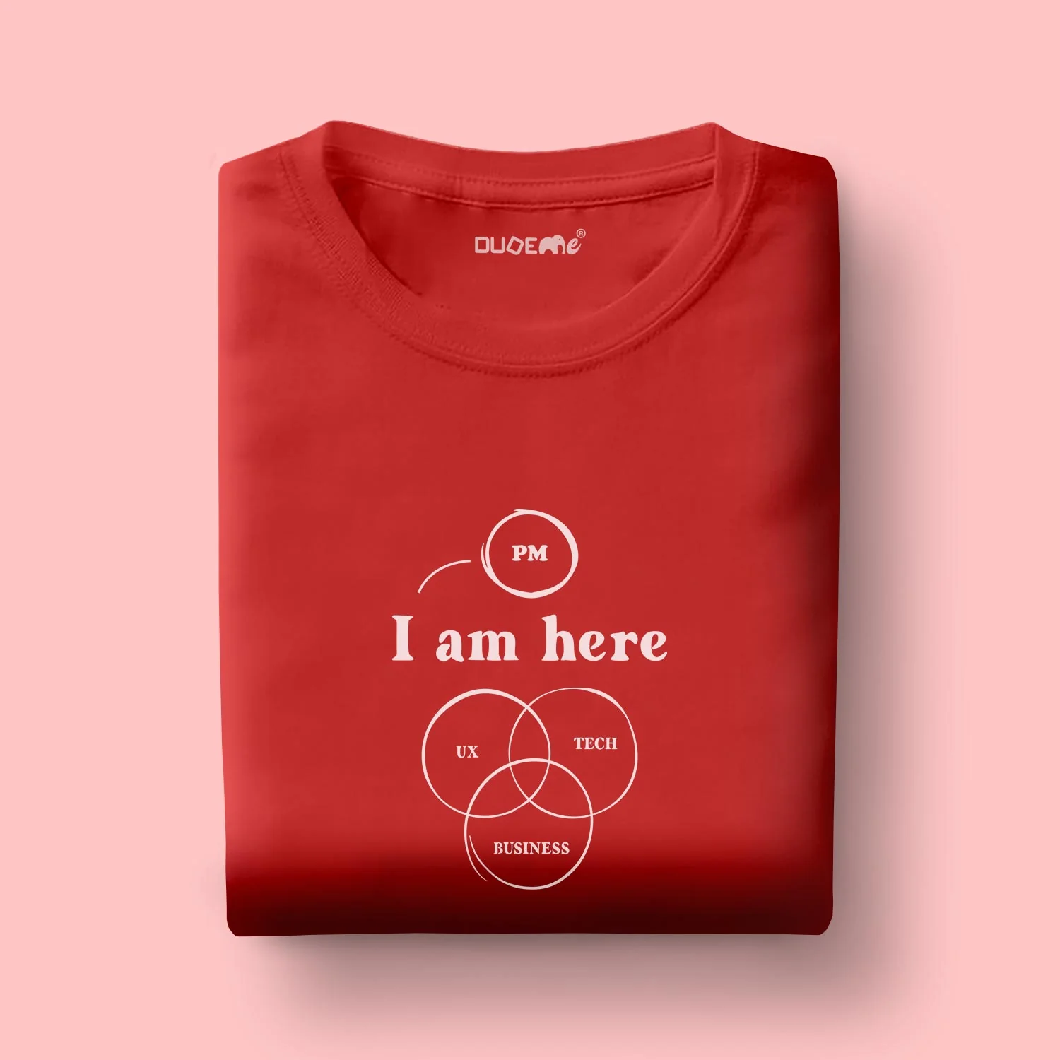 Pm I Am Here Half Sleeve Unisex T-Shirt - Image 6