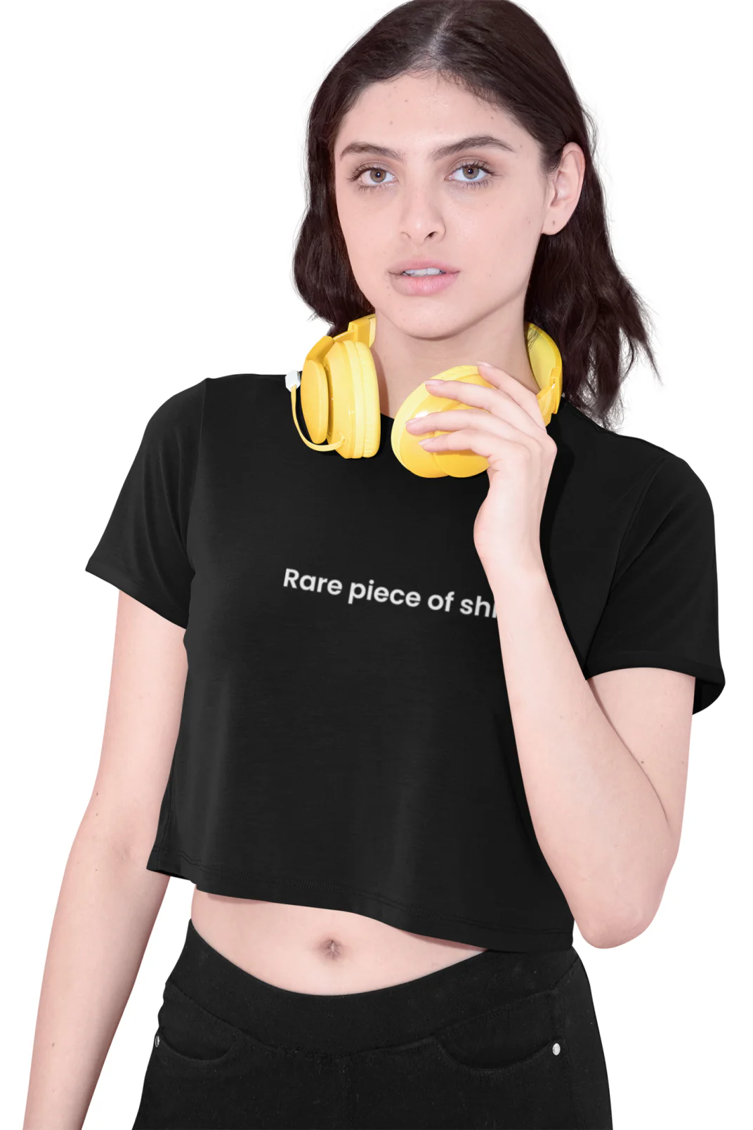Rare Piece of Shit - Crop Top - Image 3