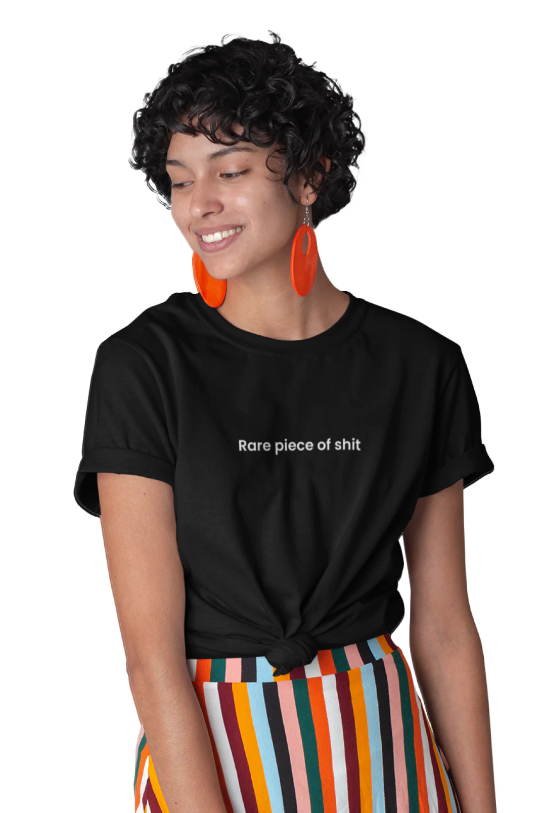 Rare Piece Of Shit - Knot Crop Top - Image 3