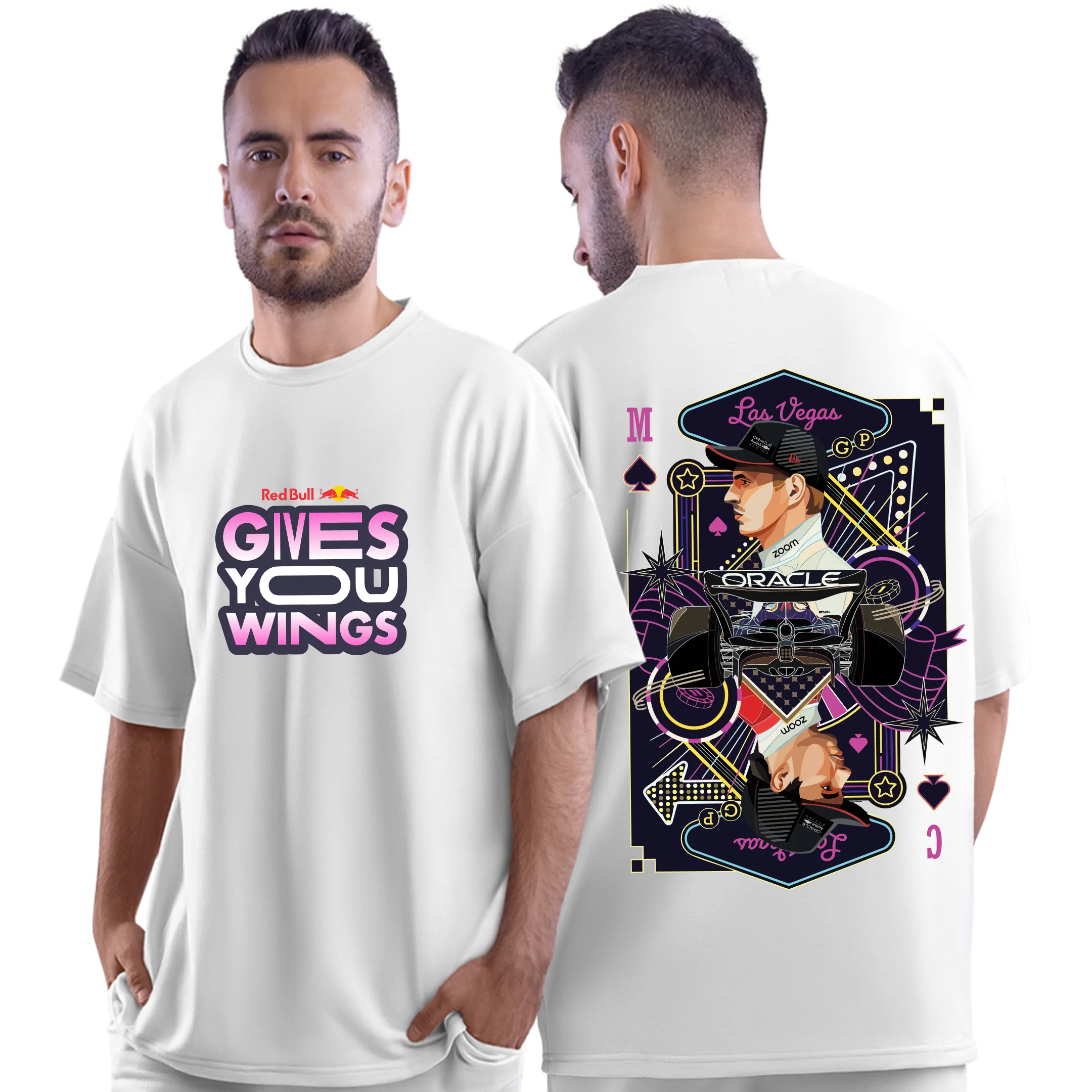 Red Bull Gives You  Wings - Oversized T-Shirt  Motorsport Edition