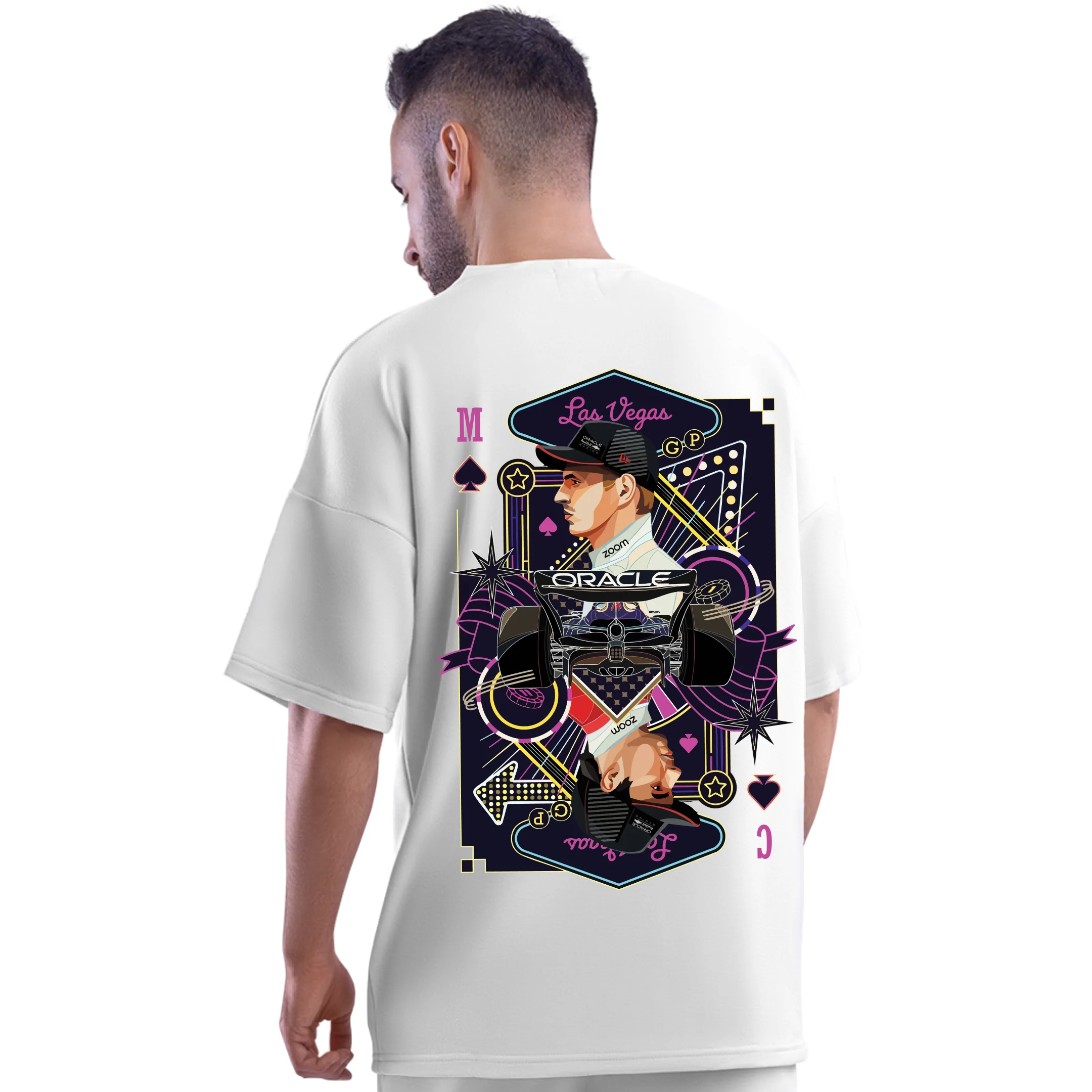 Red Bull Gives You  Wings - Oversized T-Shirt  Motorsport Edition - Image 2