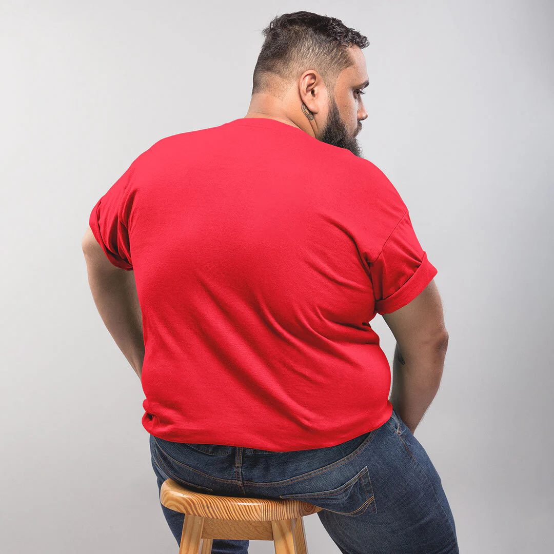 Red Unisex Plus Size T-Shirt - Image 3