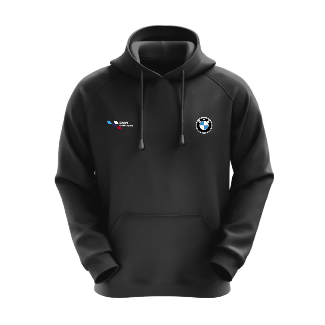 Respect the Elder Black Unisex Motorsport Hoodie - Image 3