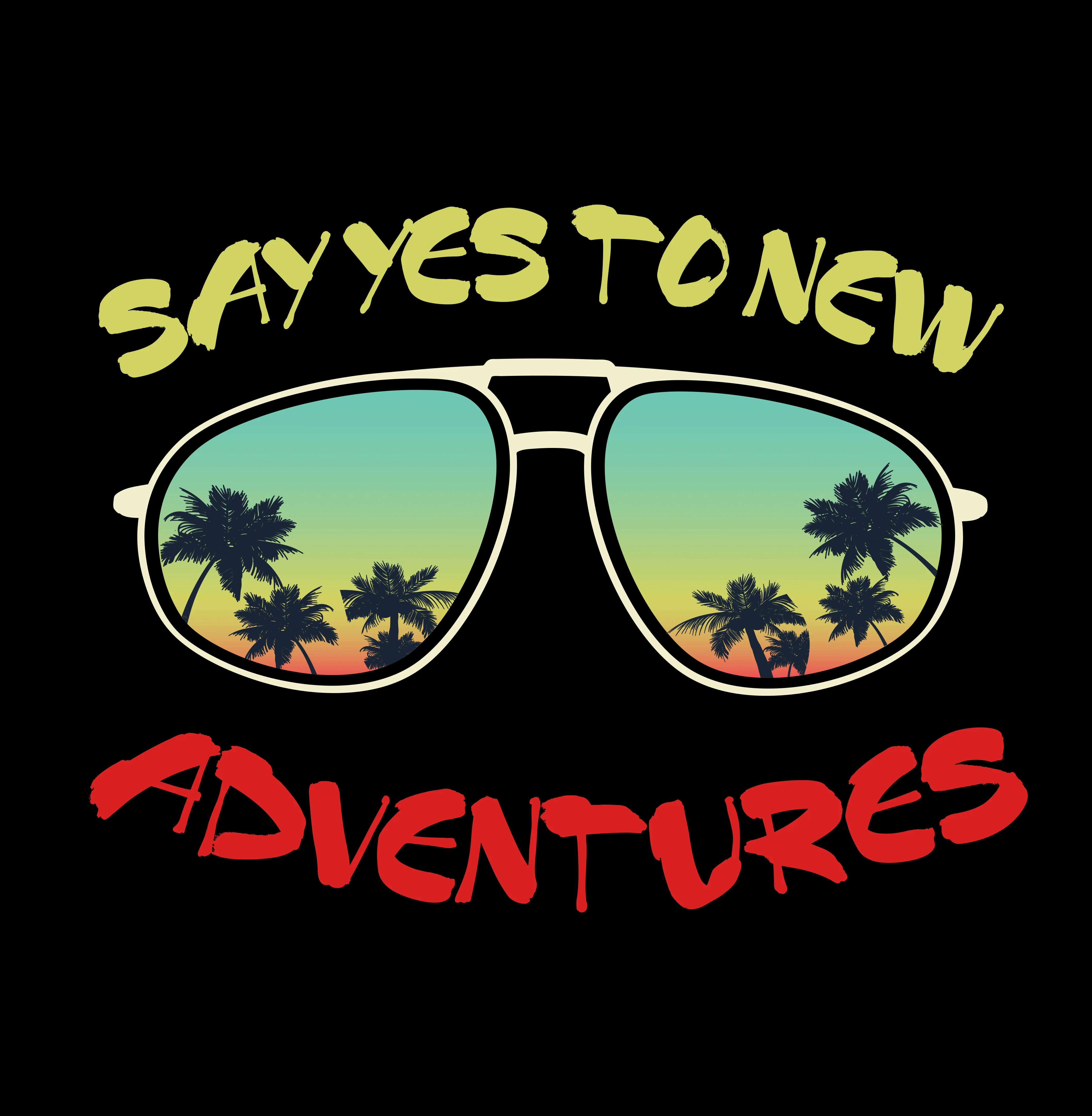 Say YES to Adventures Unisex Travel Half Sleeve T-Shirt - Image 2