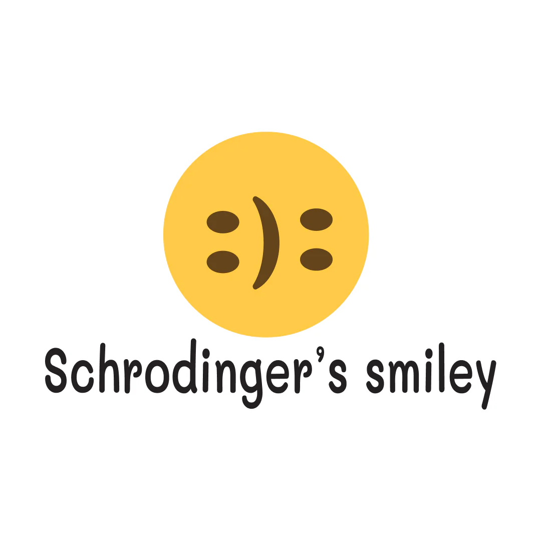 Schrodinger's Smiley Half Sleeve Unisex Geek T-Shirt - Image 2