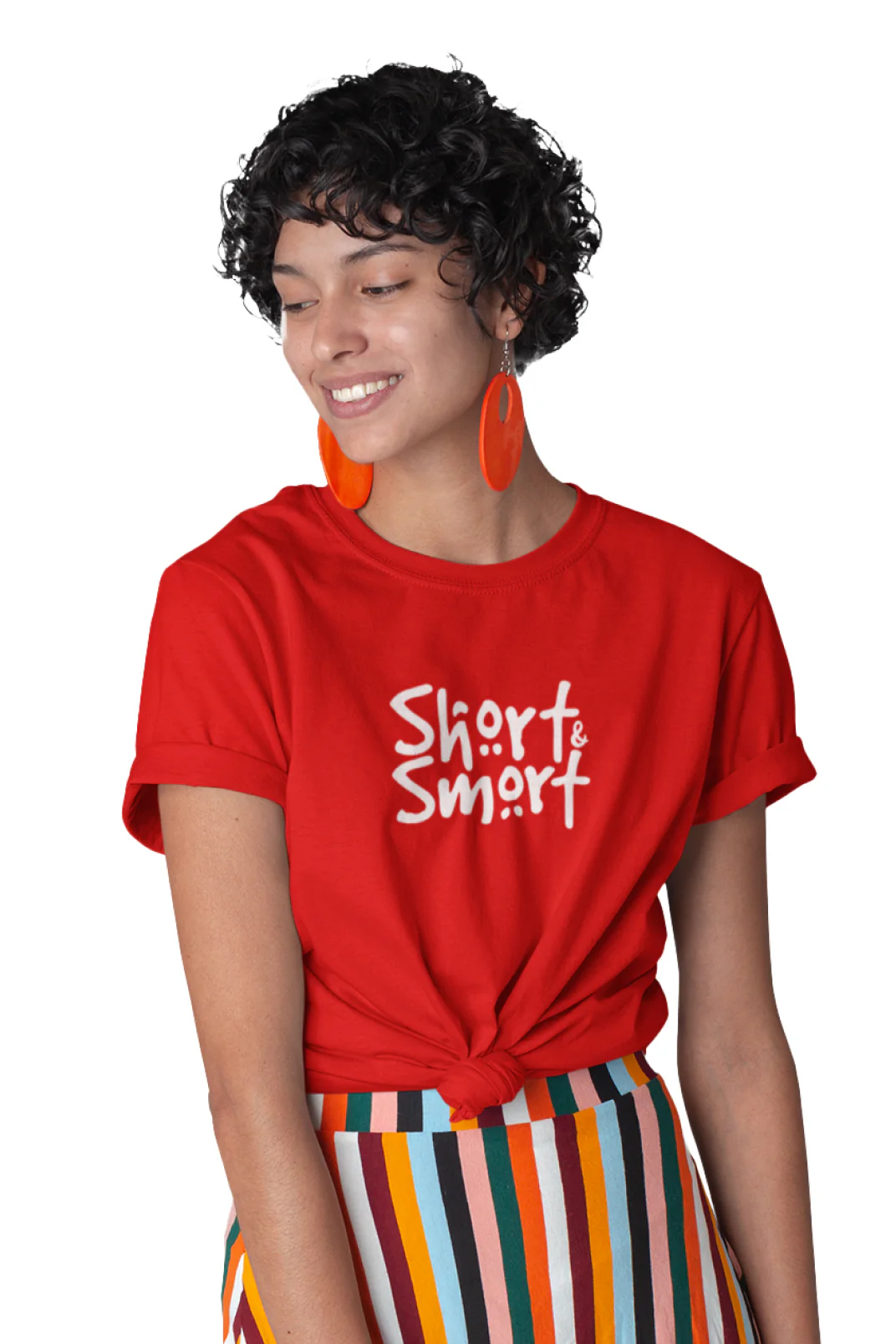 Short Smort - Knot Crop Top - Image 3