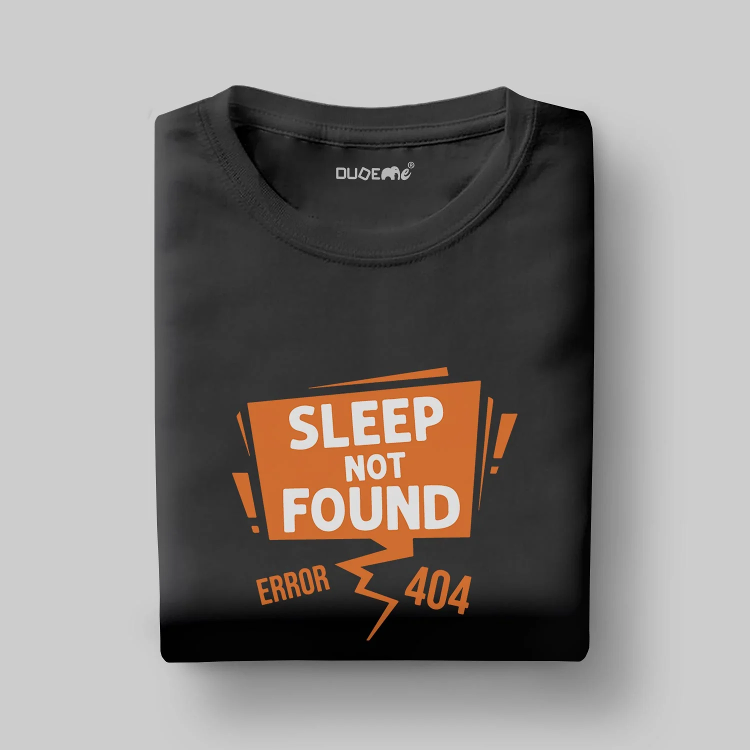 Sleep Not Found Error 404 Half Sleeve Unisex T-Shirt - Image 2