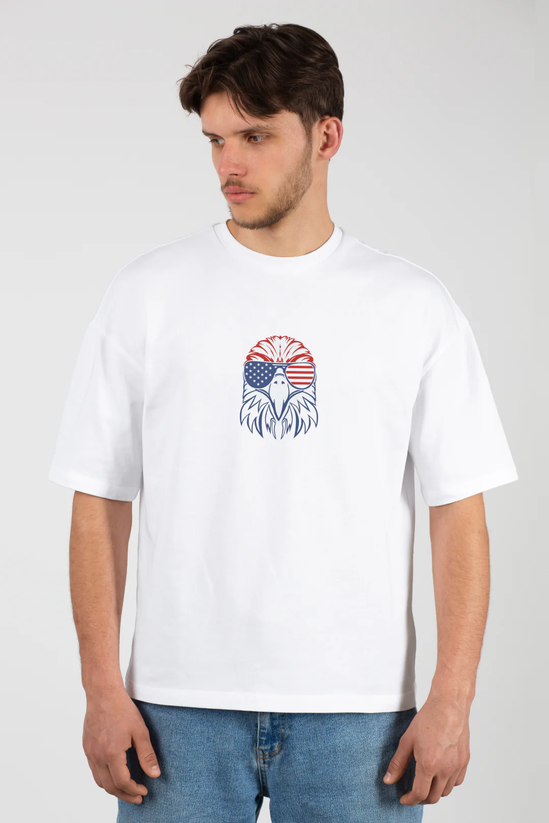 USA Flag Oversized T-Shirt - Image 6