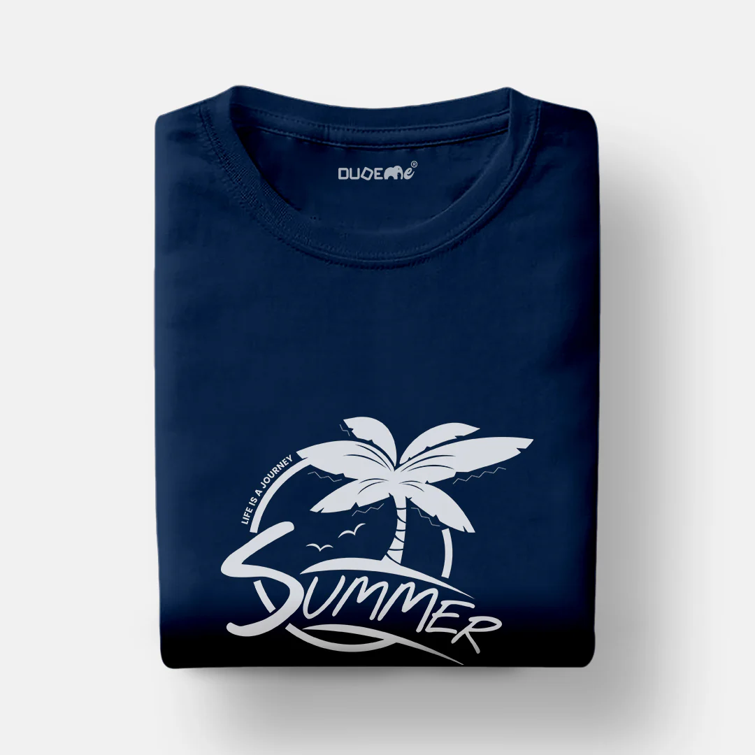 Summer Beach Unisex Travel Half Sleeve T-Shirt