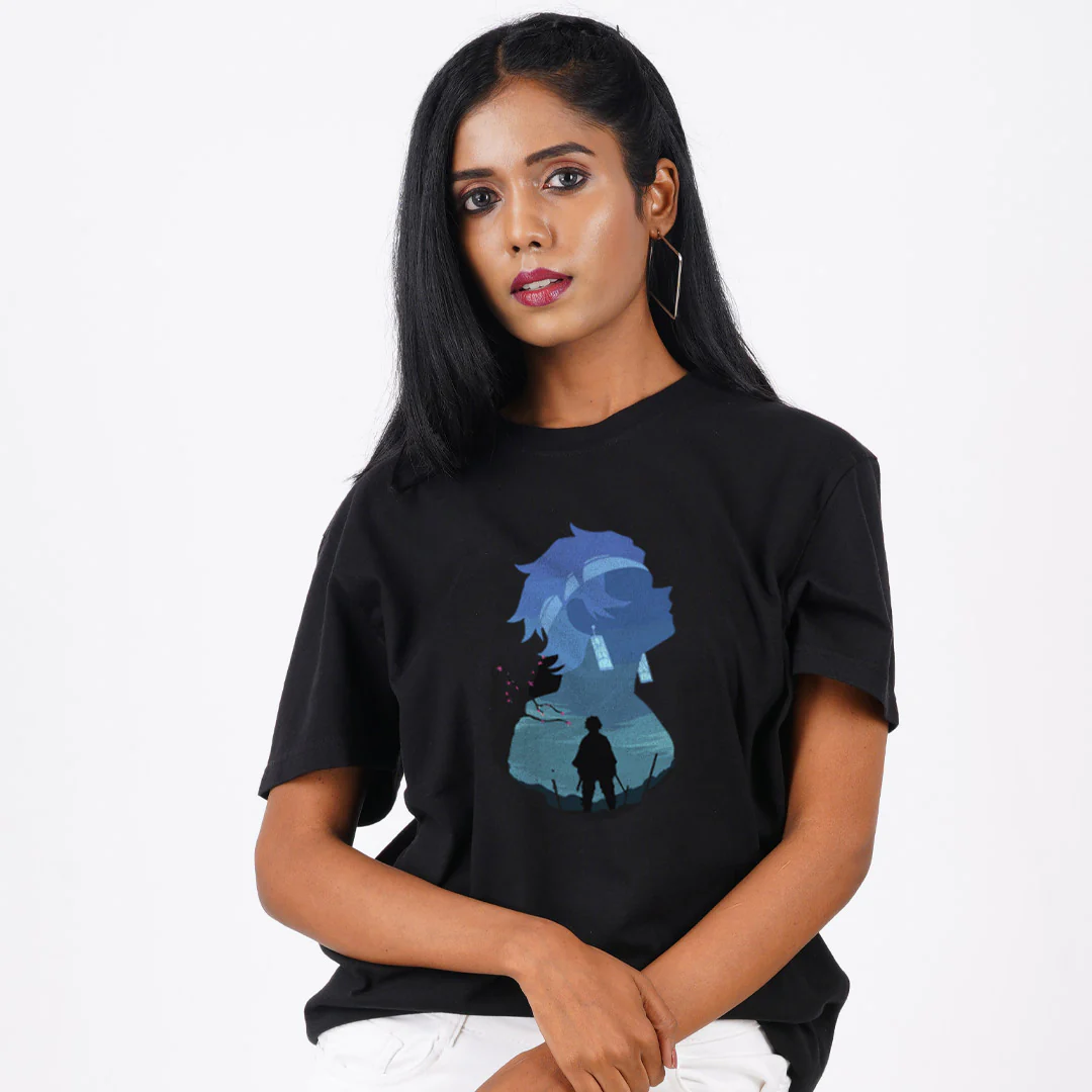 Demon Slayer Silhouette Half Sleeve Unisex T-Shirt - Image 3