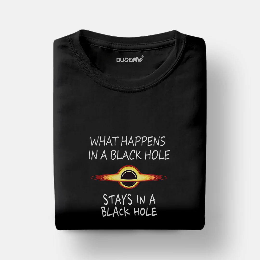 The Black Hole Mystery Half Sleeve Unisex Geek T-Shirt