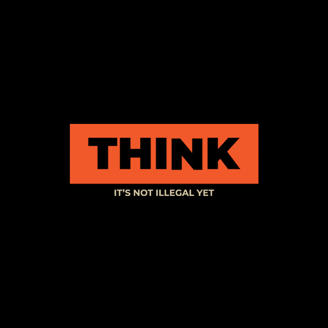 Think It's Not Illegal Unisex Sarcasm Oversized T-Shirt - Image 2