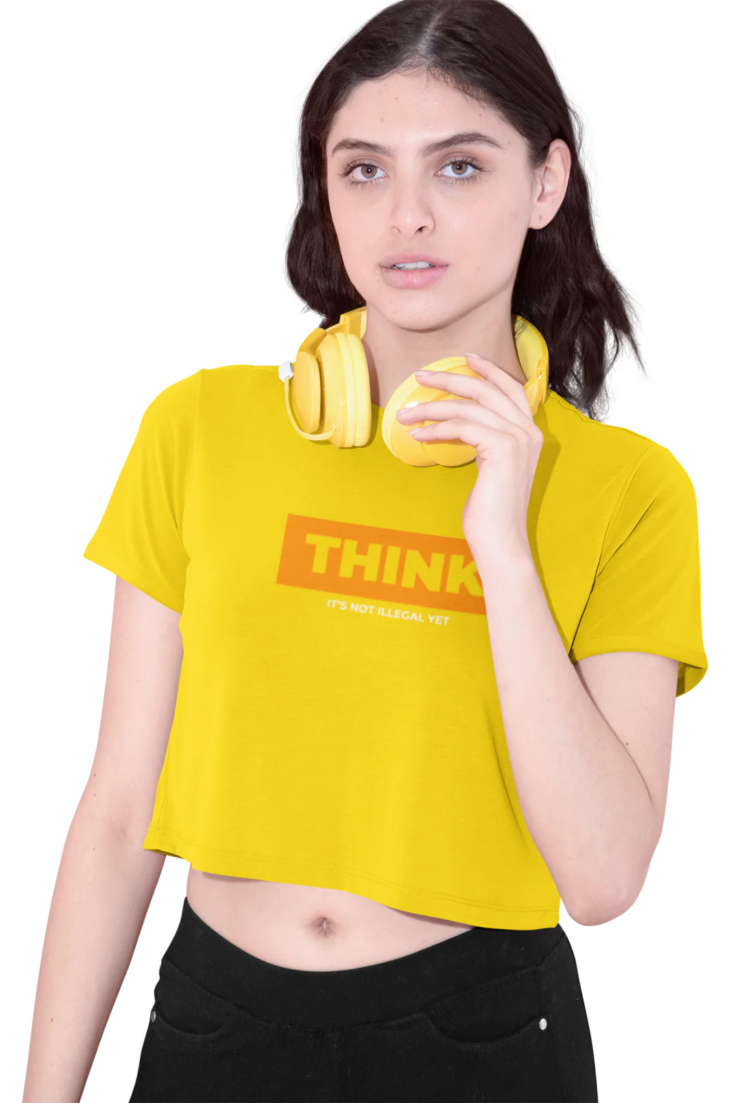Think It's Not Illegal Yet - Crop Top - Image 4