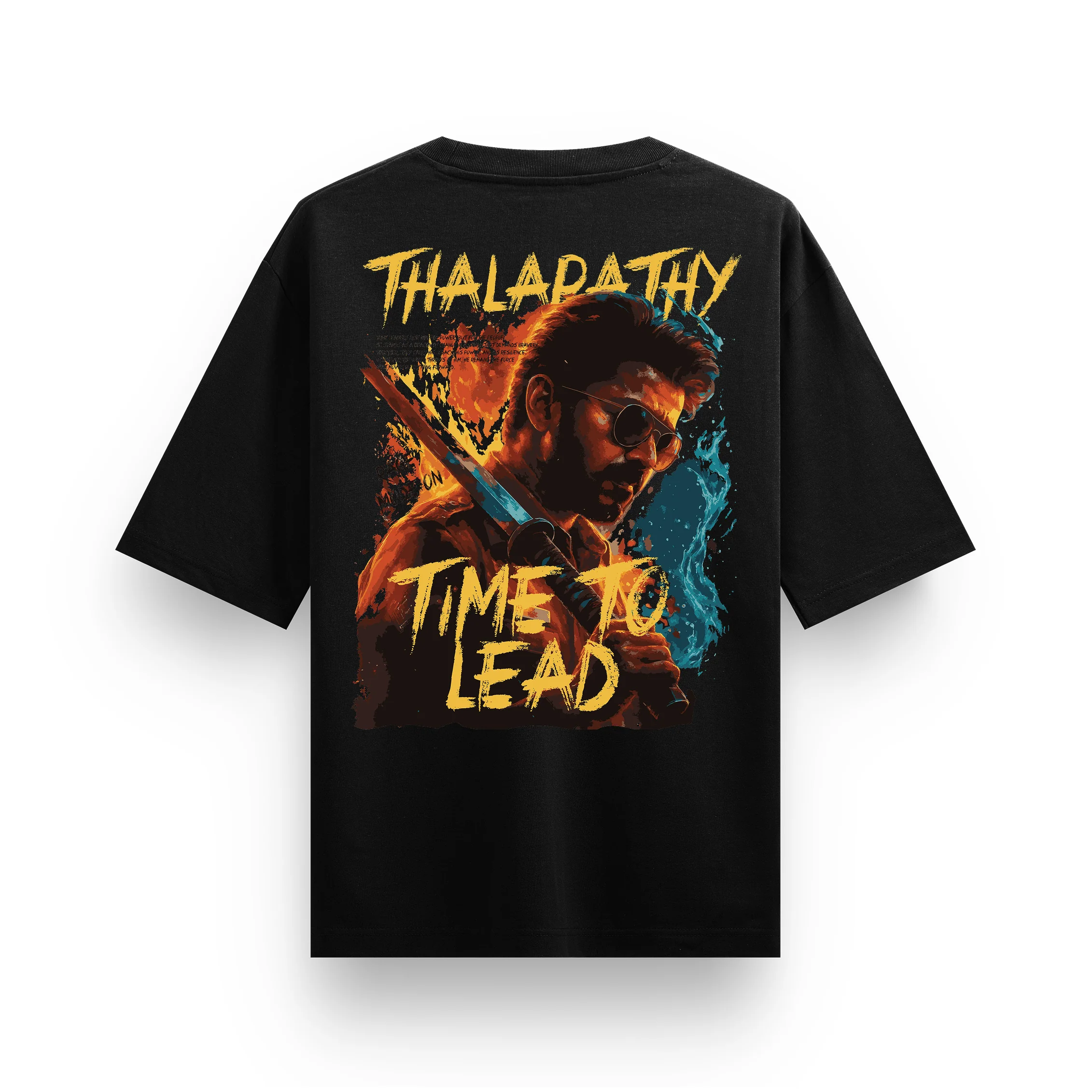 Time To Lead Thalapathy Vijay T-Shirt - Image 3