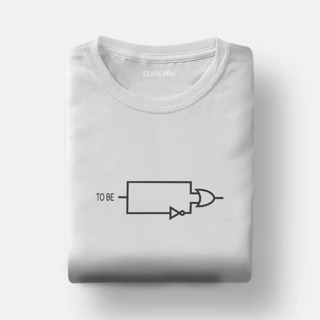 To Be or Not To Be Half Sleeve Unisex Geek T-Shirt
