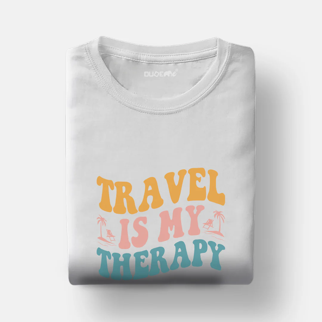 Travel Therapy Unisex Travel Half Sleeve T-Shirt