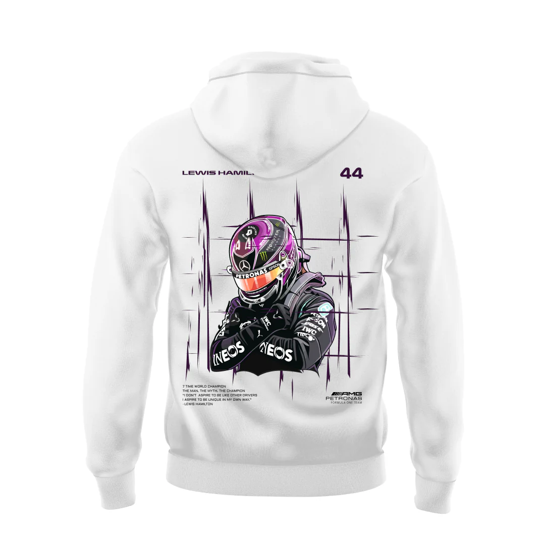 Tribute to Chadwick Unisex Motorsport Hoodie - Image 3