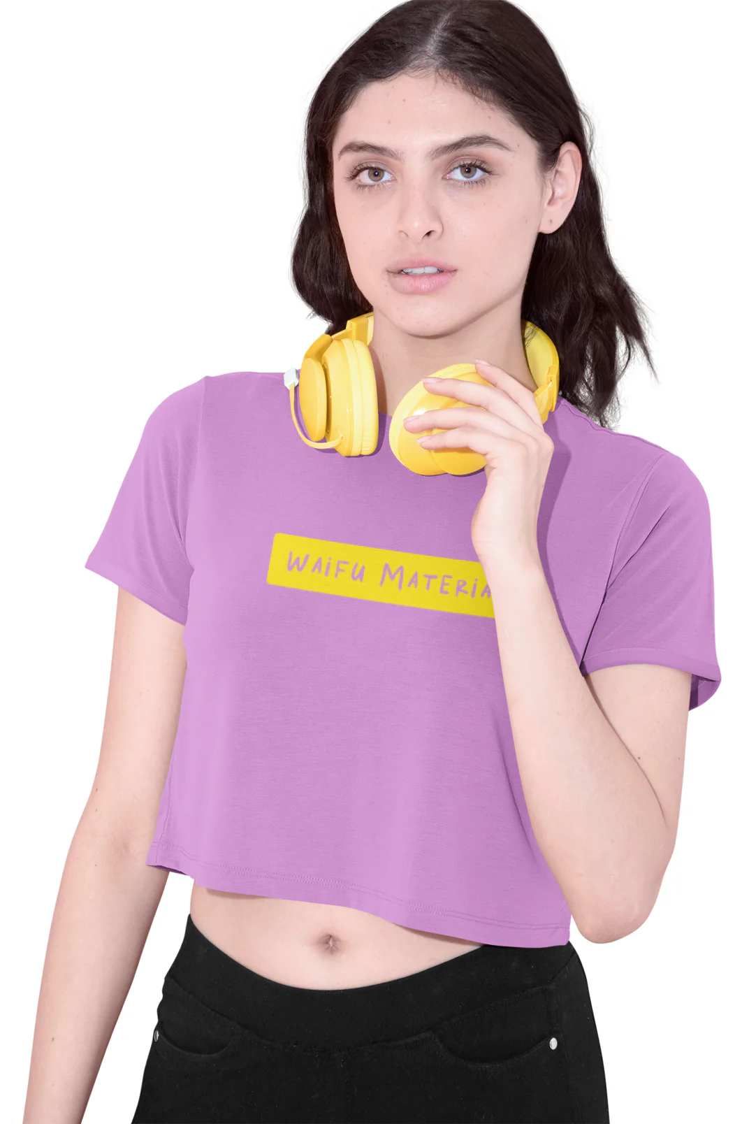 Waifu Material - Crop Top - Image 3