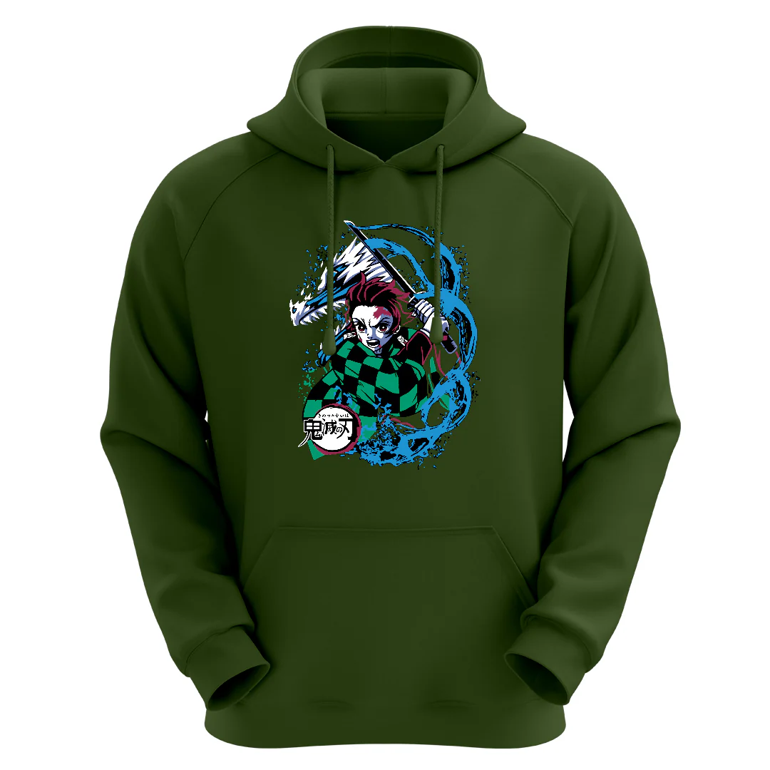 Water Breathing Olive Green Unisex Hoodie