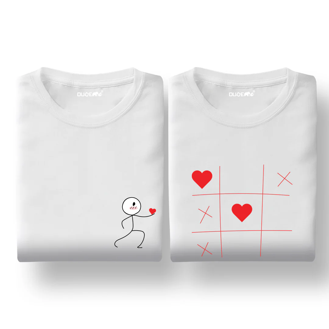 Xo Love Couple T-Shirt - Image 2