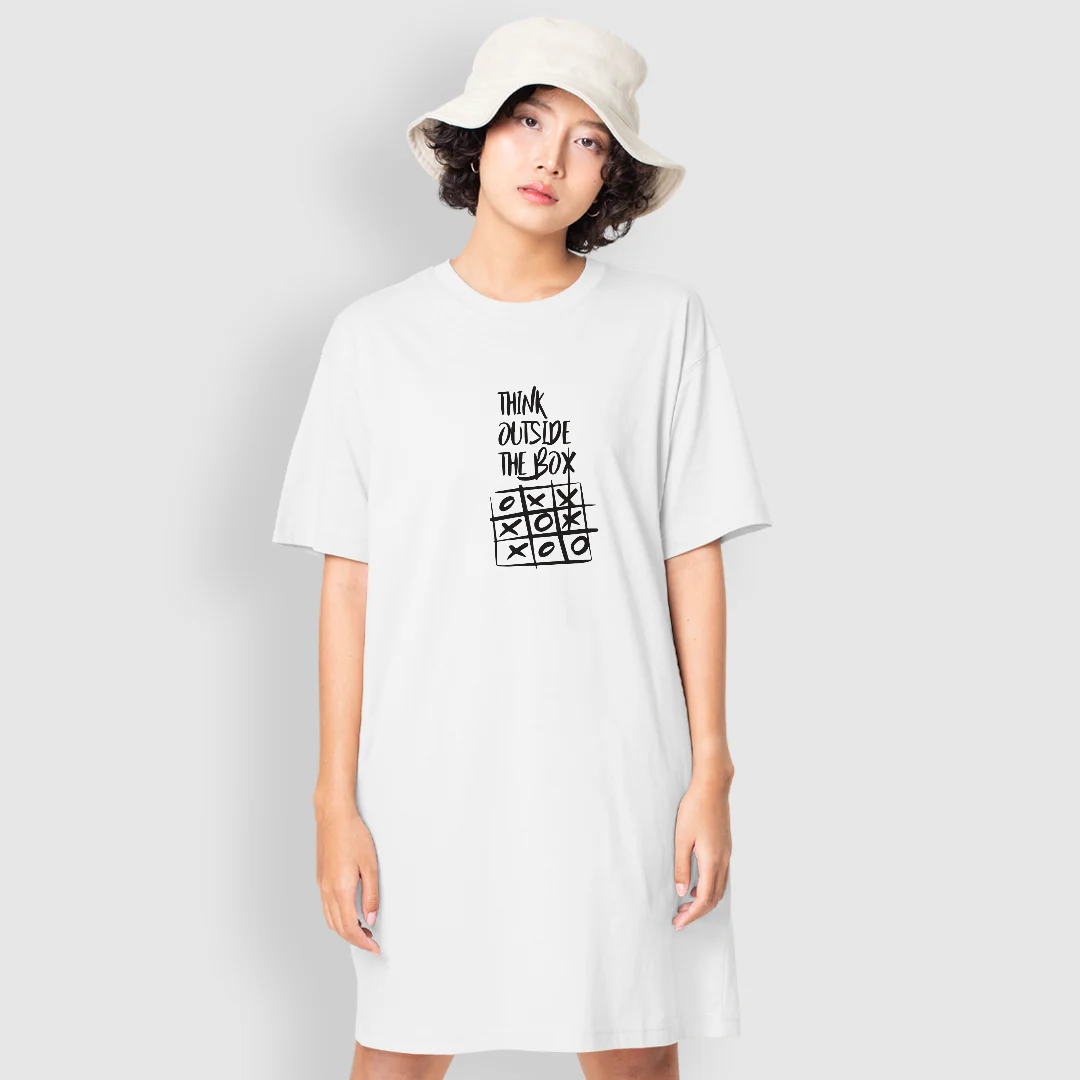 XO Outside The Box T-Shirt Dress - Image 2