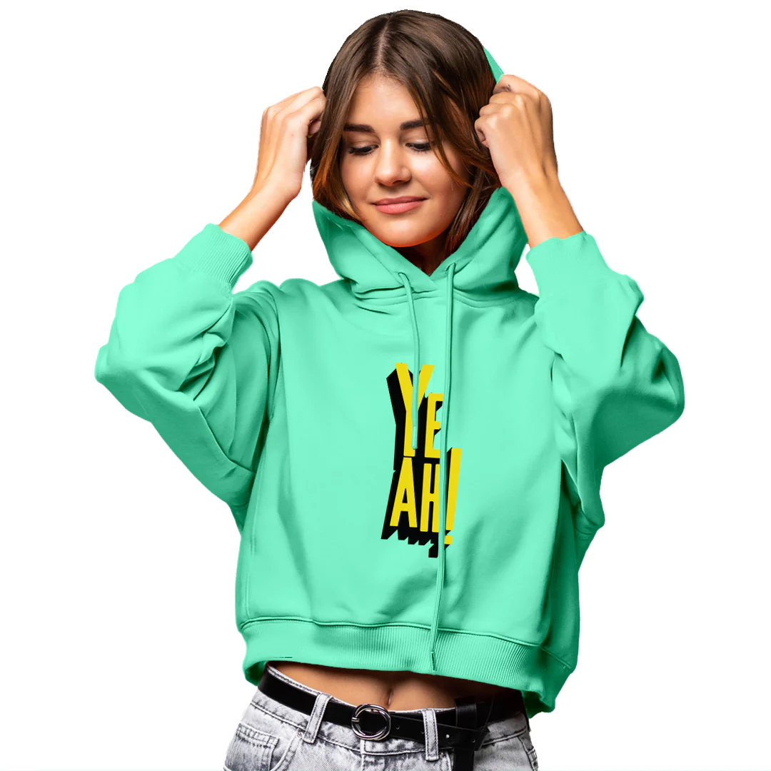 YEAH Cropped Hoodie