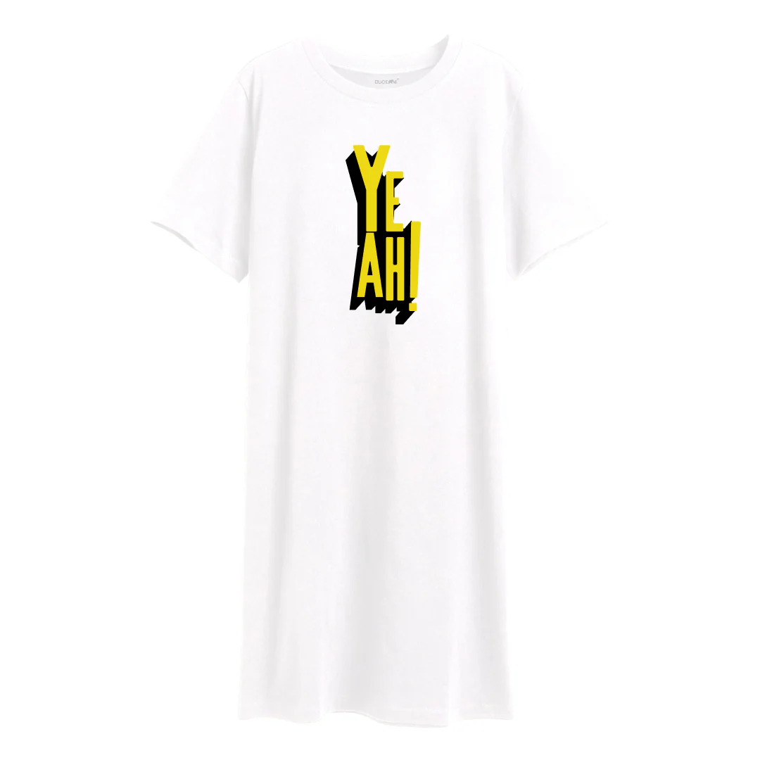 YEAH T-Shirt Dress - Image 2