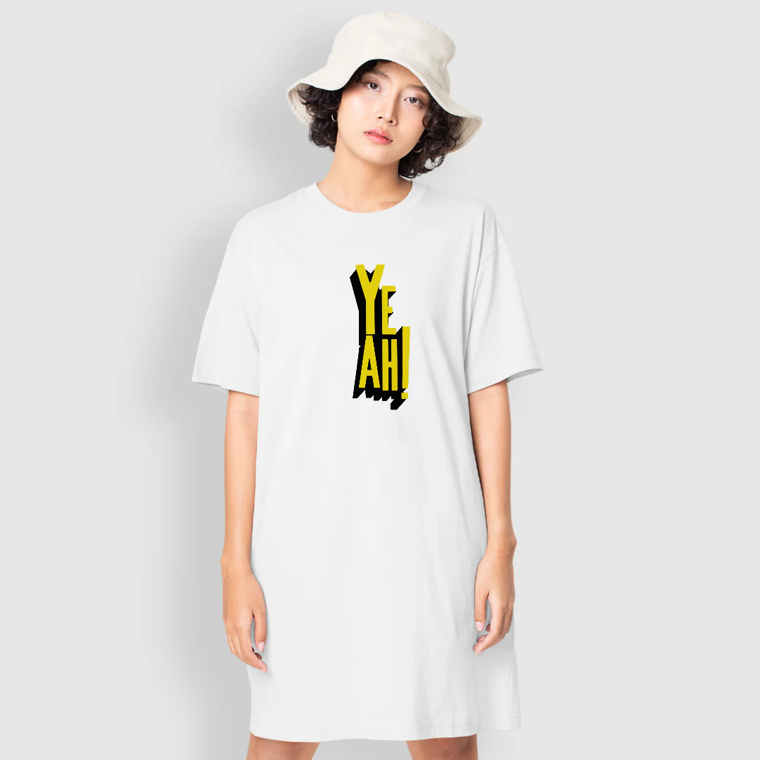 YEAH T-Shirt Dress - Image 3